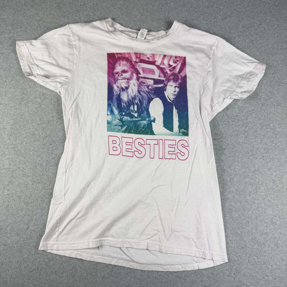 Star Wars Besties Shirt 2XL White Tultex 213 Graphic Tee